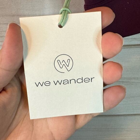 We Wander Purple Racerback Sports Bra Size Large - Picture 7 of 8